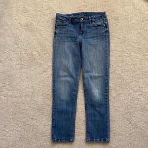 White House Black Market The Slim Crop Jeans Size 00
